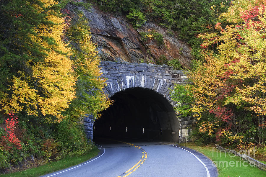 Tunnel on the Blue Ridge Parkway Photograph by Jill Lang