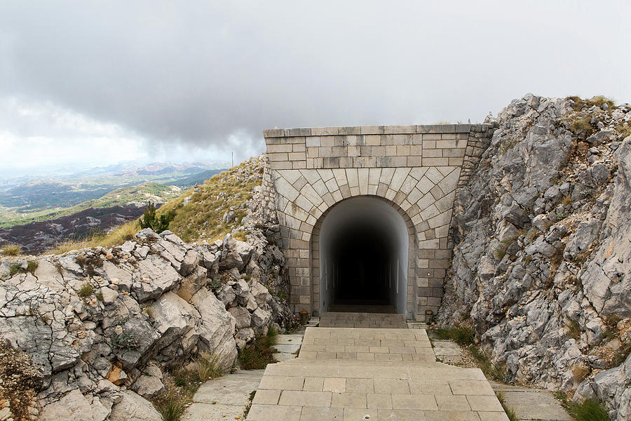 tunnel on the mountain in Lovcen in Montenegro Photograph by Elena ...