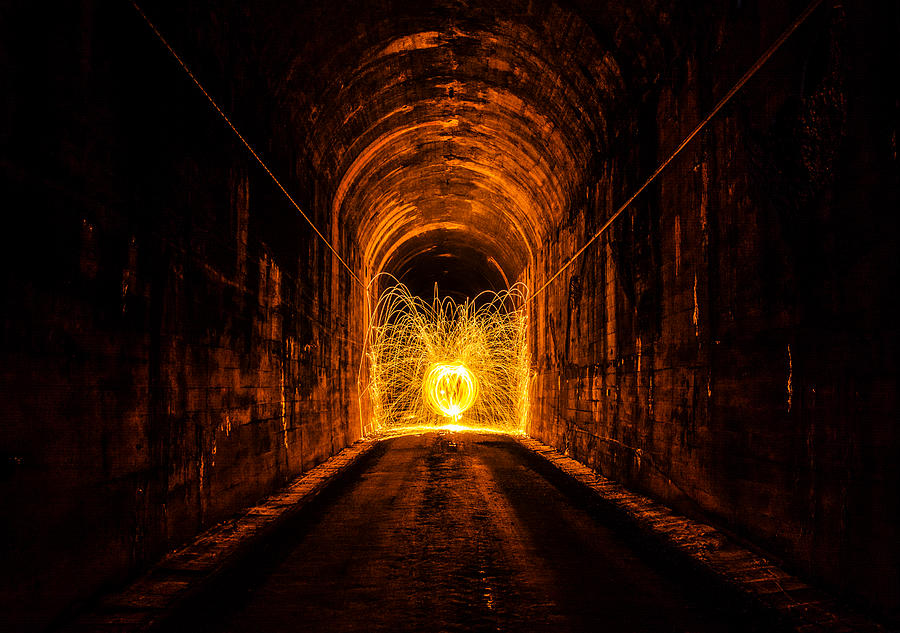 Tunnel Sparks Photograph by Pelo Blanco Photo