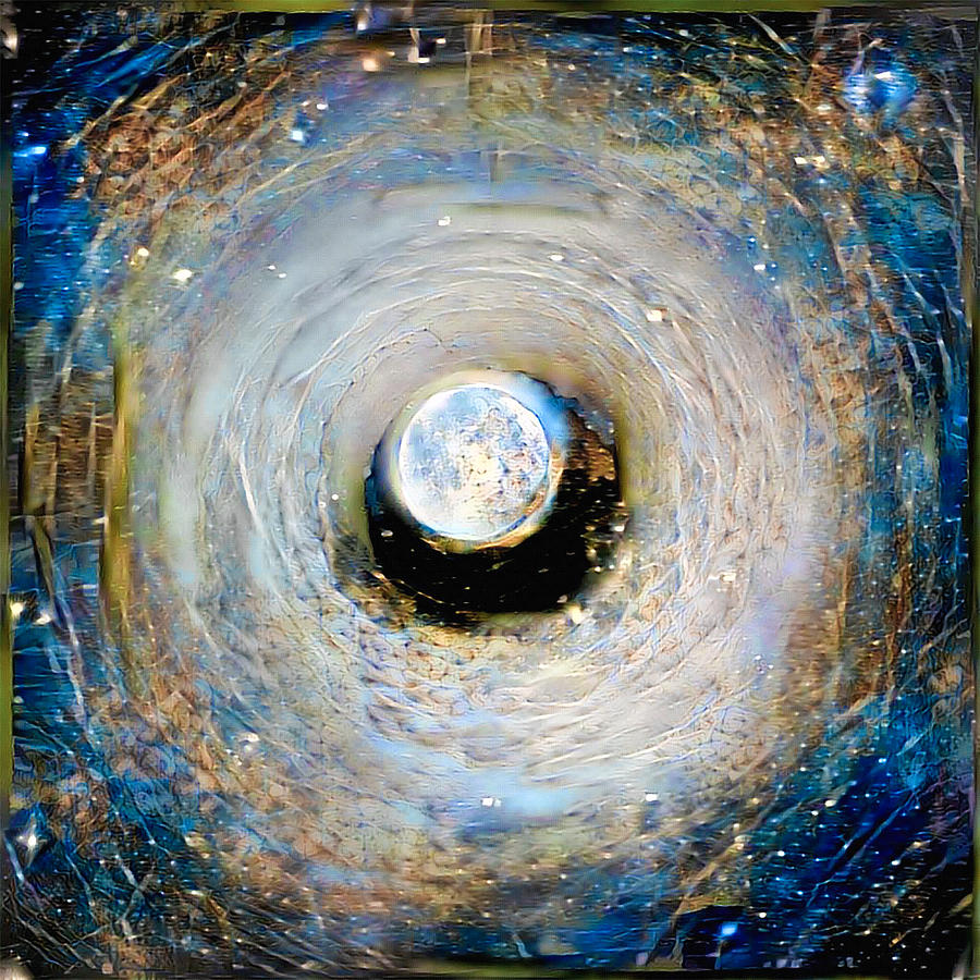 Tunnel to the Moon Digital Art by Bruce Rolff