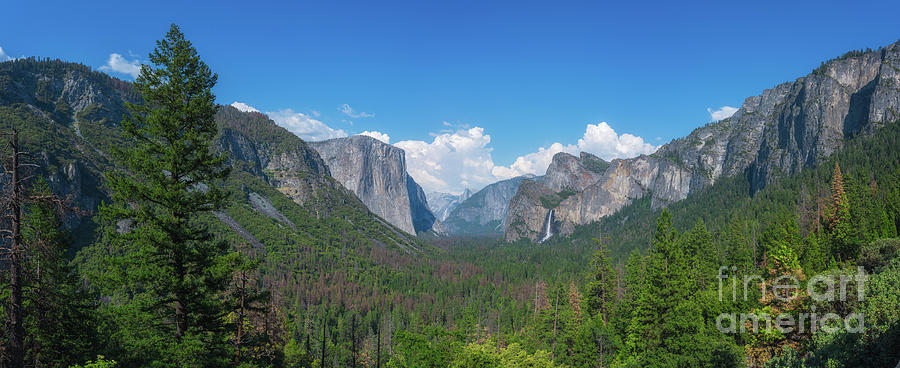 Tunnel View Panorama  Photograph by Michael Ver Sprill