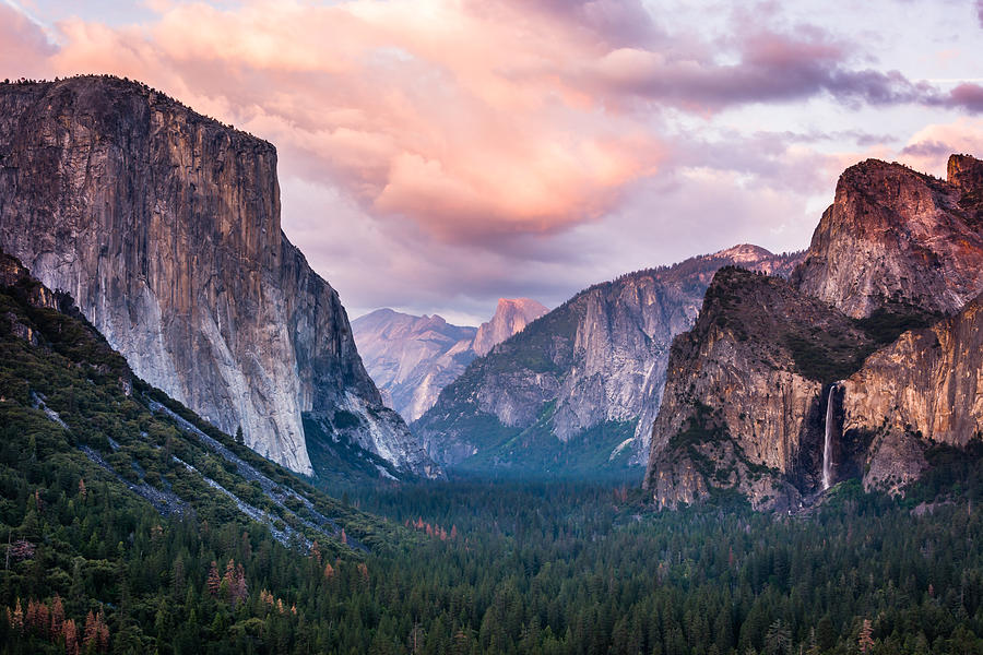 Tunnel View Sunset Photograph by David Gilliland - Pixels