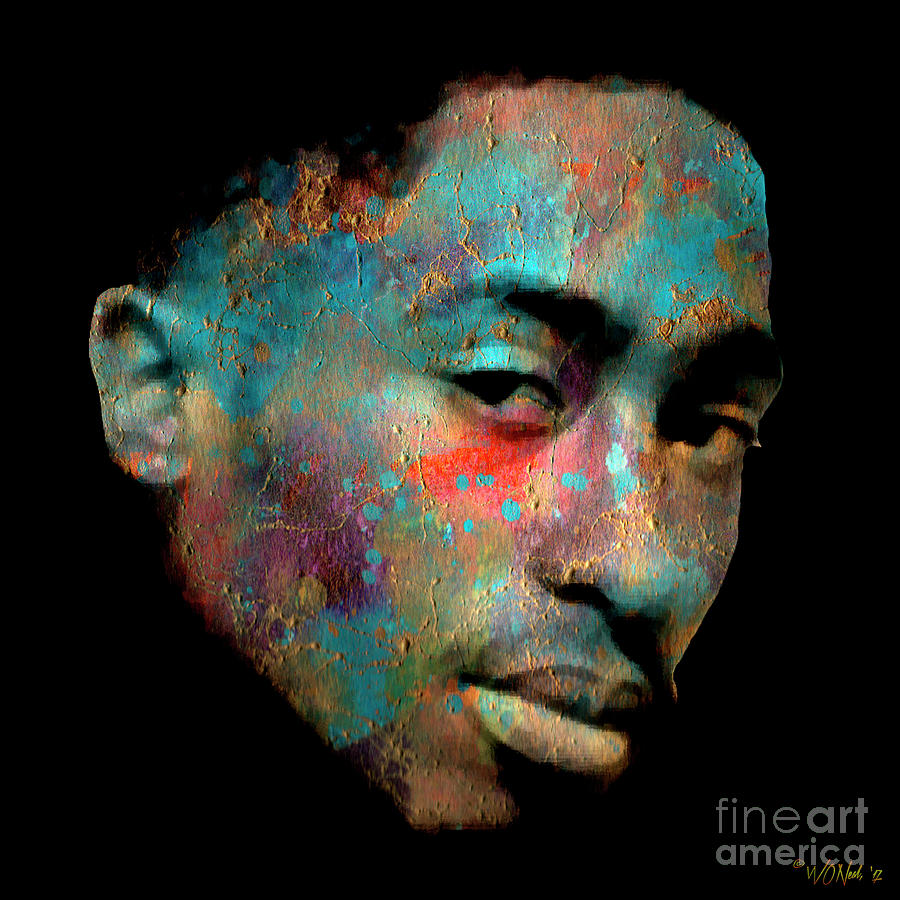 Portrait Digital Art - Tupac Amaru Shakur by Walter Neal