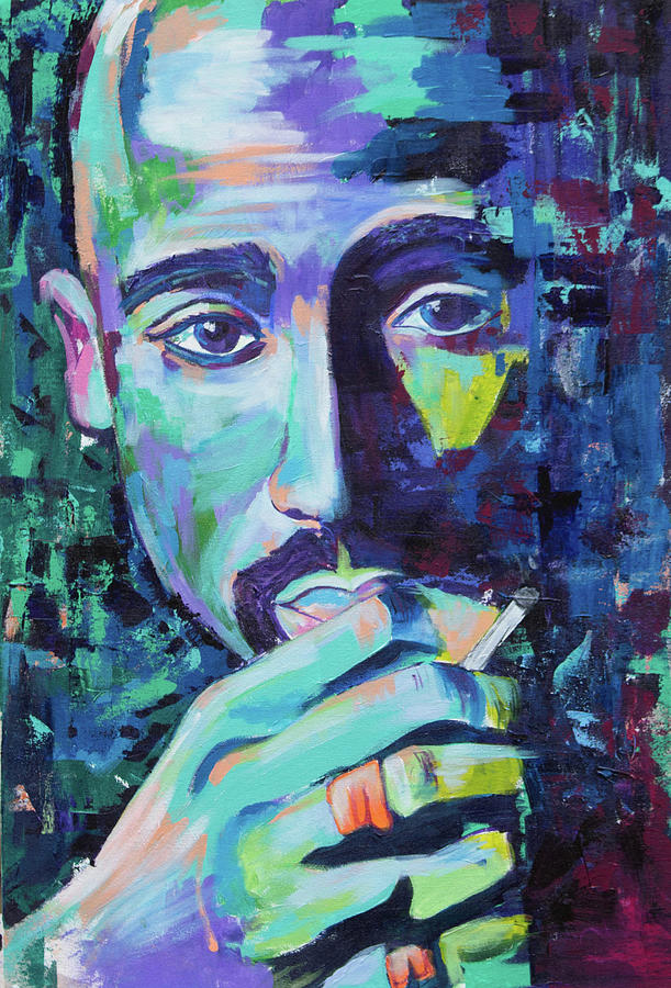 Tupac Painting by Janice Westfall