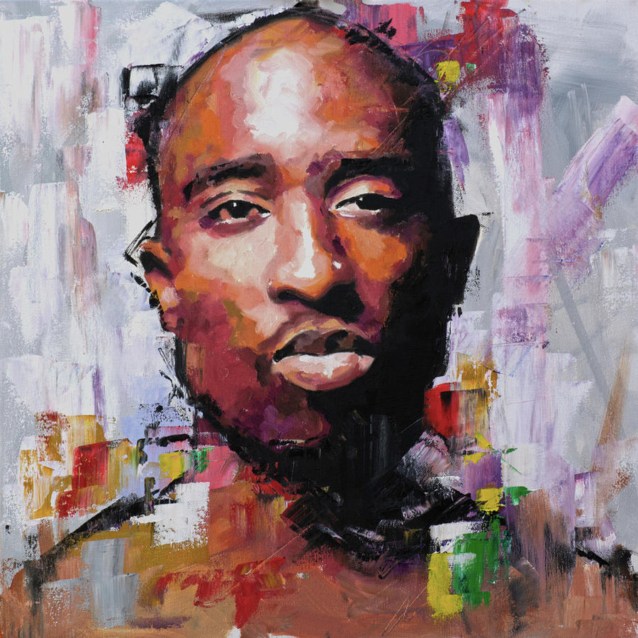 Tupac Painting by Richard Day
