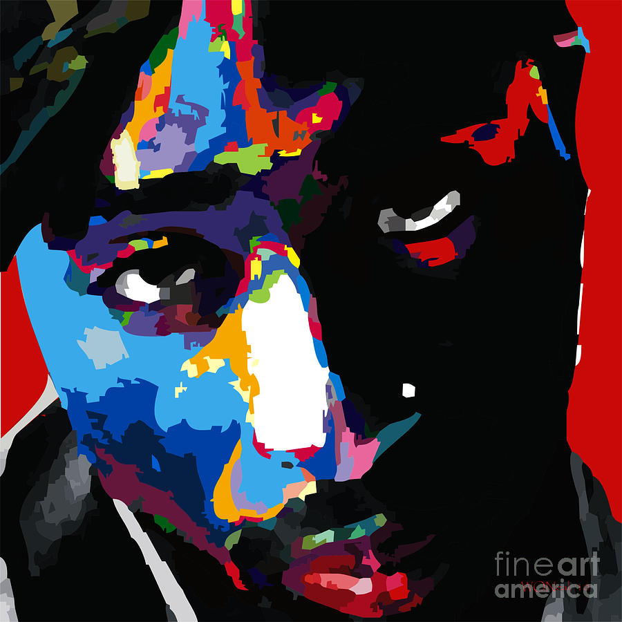 Portrait Digital Art - Tupac Shakur by Walter Neal