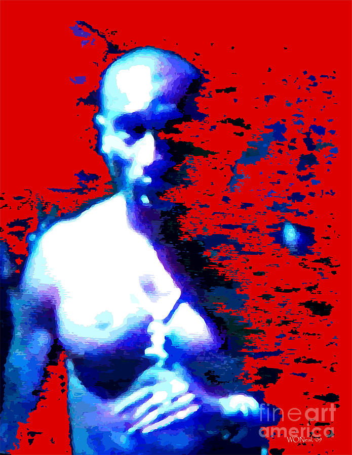 Portrait Digital Art - Tupac Unleashed by Walter Neal