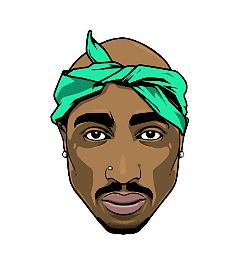 Tupak Shakur Digital Art by Slaway Tok