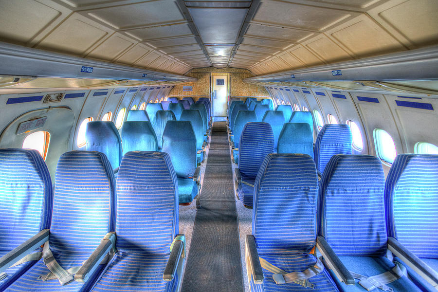 Tupolev TU-154 Russian Airliner Seating Photograph by David Pyatt