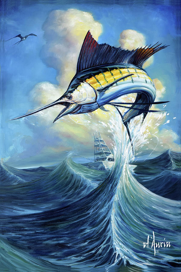 Tuppens Sailfish Painting