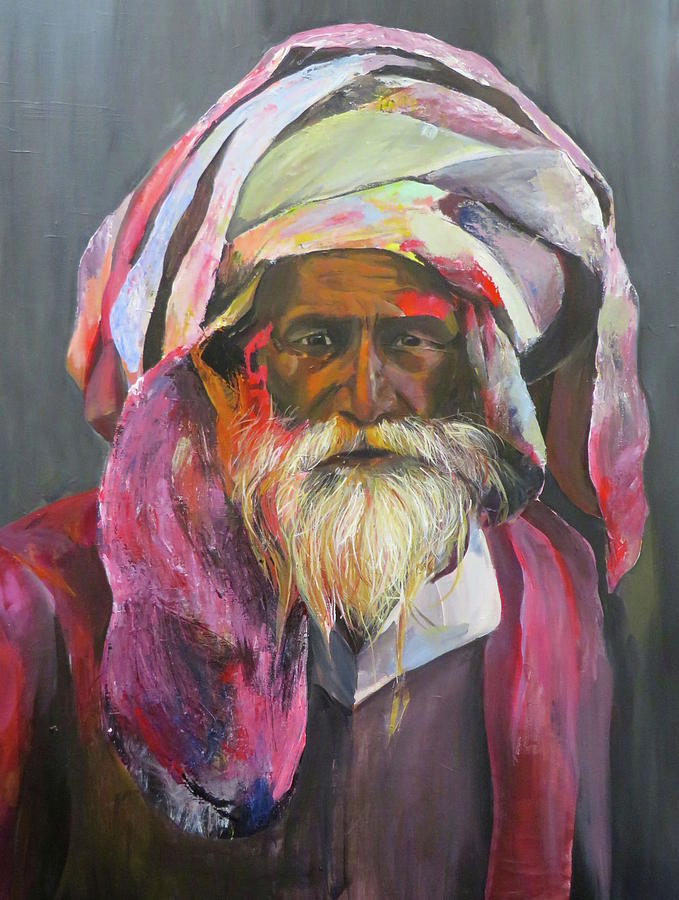  Turban  Man Painting  by Katie Ware
