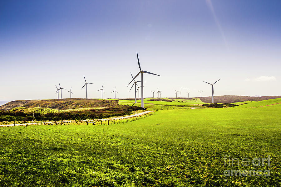 Turbine fields Photograph by Jorgo Photography