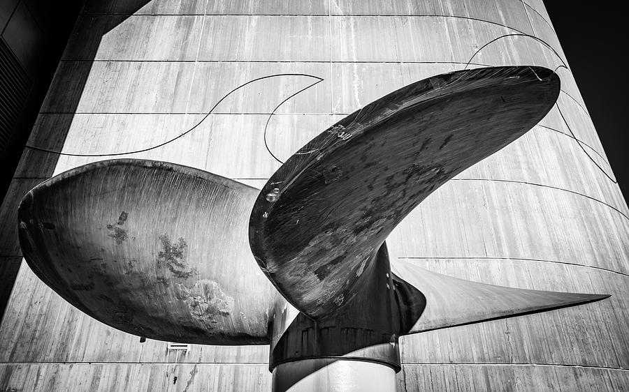 Turbine in Black and White Photograph by Framing Places