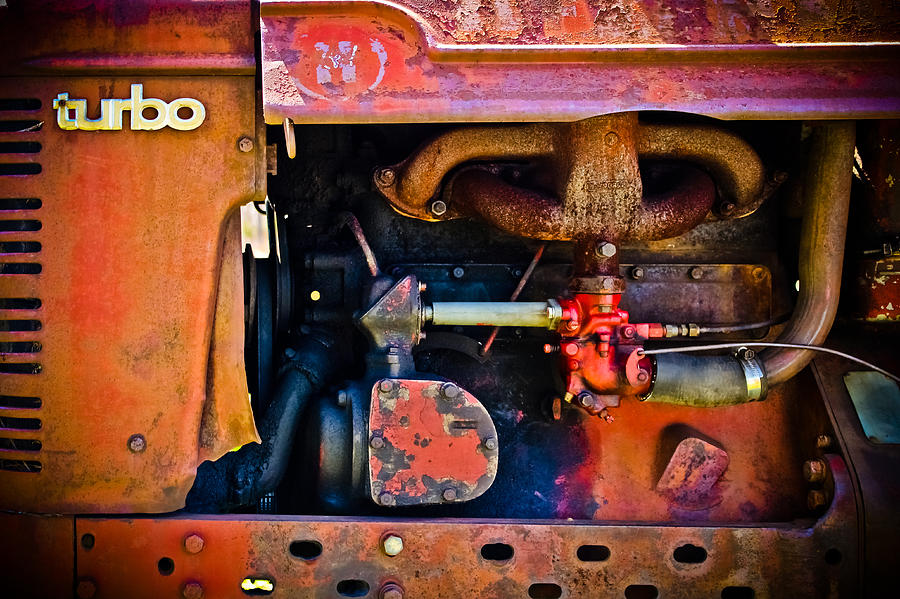 Vintage Photograph - Turbo Tractor by Colleen Kammerer