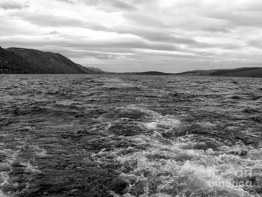 Turbulent Loch Ness in Monochrome Photograph by Joan-Violet Stretch