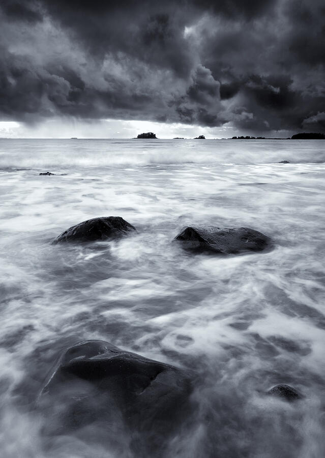 Sunset Photograph - Turbulent Seas by Michael Dawson
