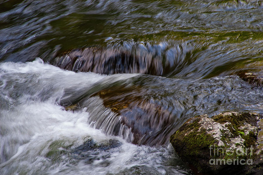Waterfall Photograph - Turbulent Water Flow by Bob Phillips