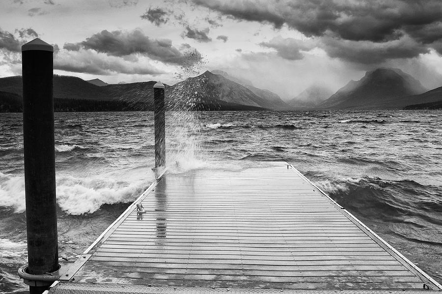 Glacier National Park Photograph - Turbulent Waters by Ansel Siegenthaler