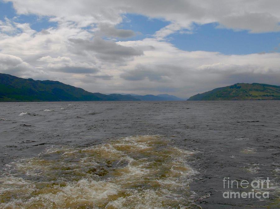 Turbulent Waves at Loch Ness Photograph by Joan-Violet Stretch