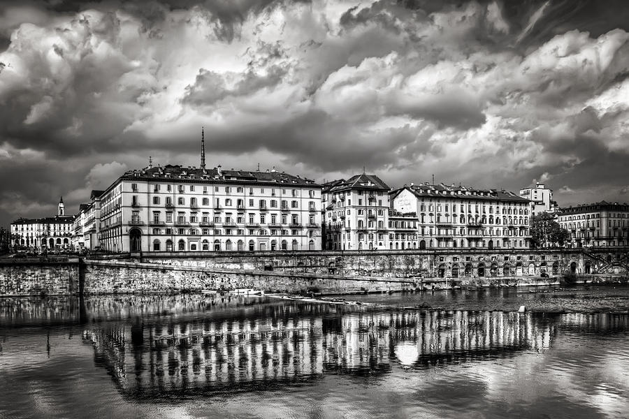 Turin Shrouded in Cloud Photograph by Carol Japp