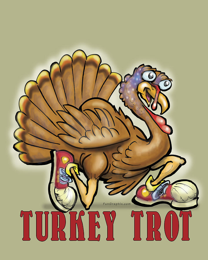 Turkey Trot Digital Art by Kevin Middleton