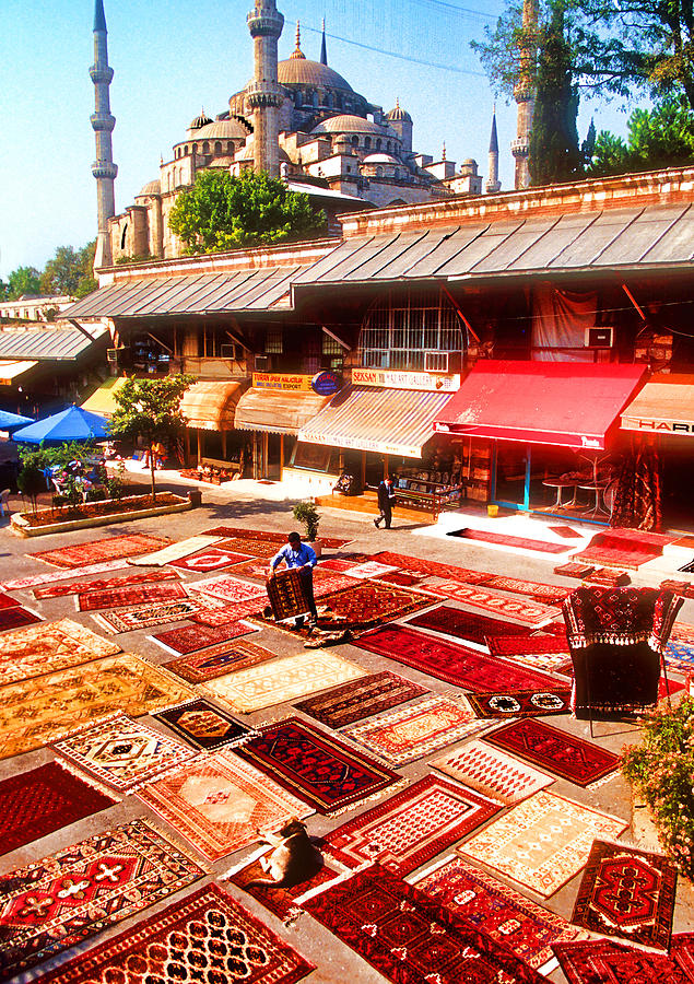 Turkish Carpets Photograph by Dennis Cox