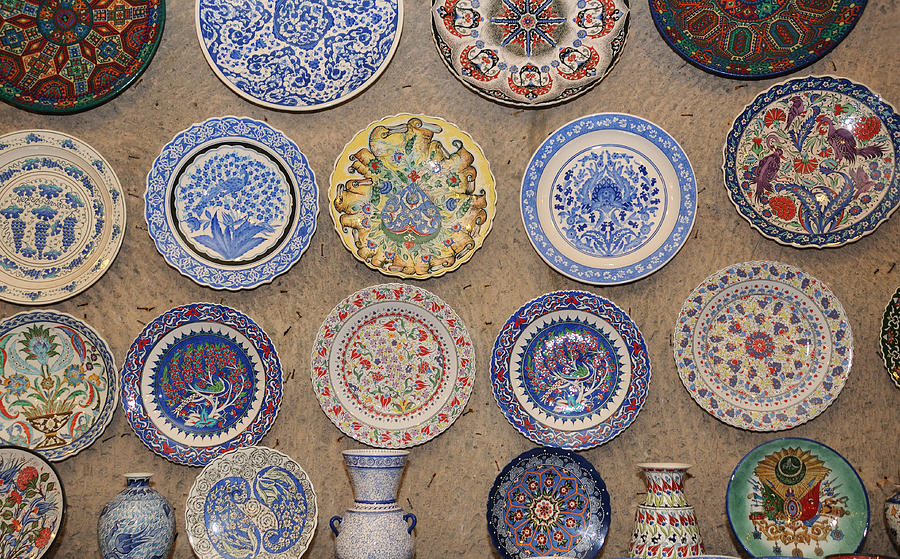 Turkey Photograph - Turkish Pottery by Terese Loeb Kreuzer