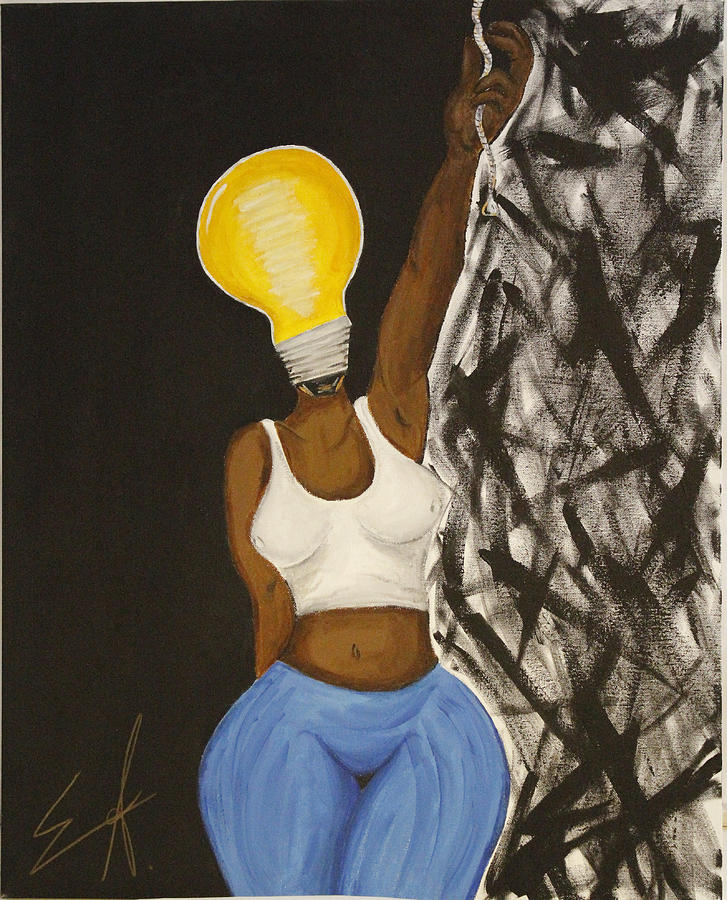 Turn On Painting by Emelka Alleyne
