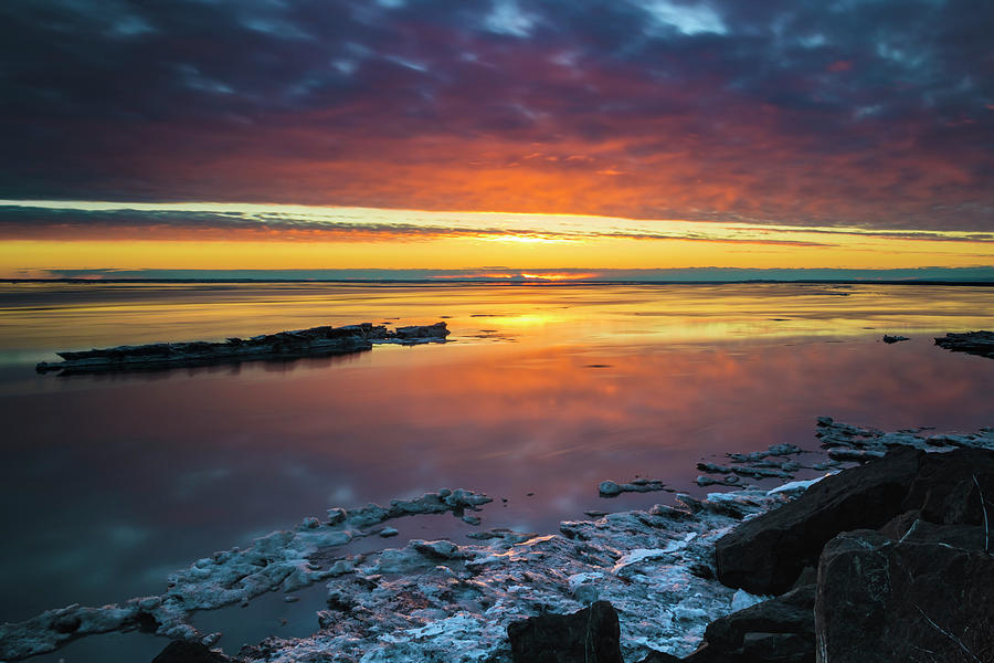 Turnagain Arm Sunset Photograph by Scott Slone