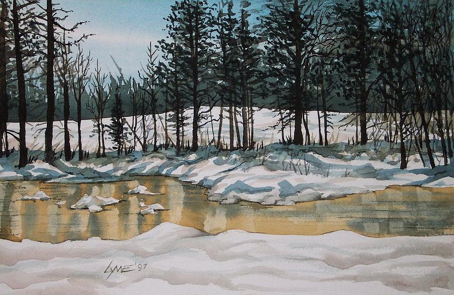 Turnbull Wild Life Refuge 2 Painting by Lynne Haines