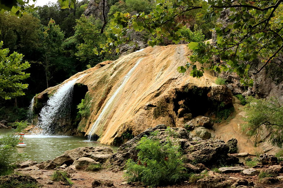 Turner Falls and Cave Photograph by Sheila Brown