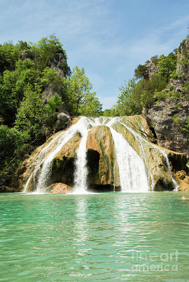 Turner Falls Frontview Photograph by Sari ONeal