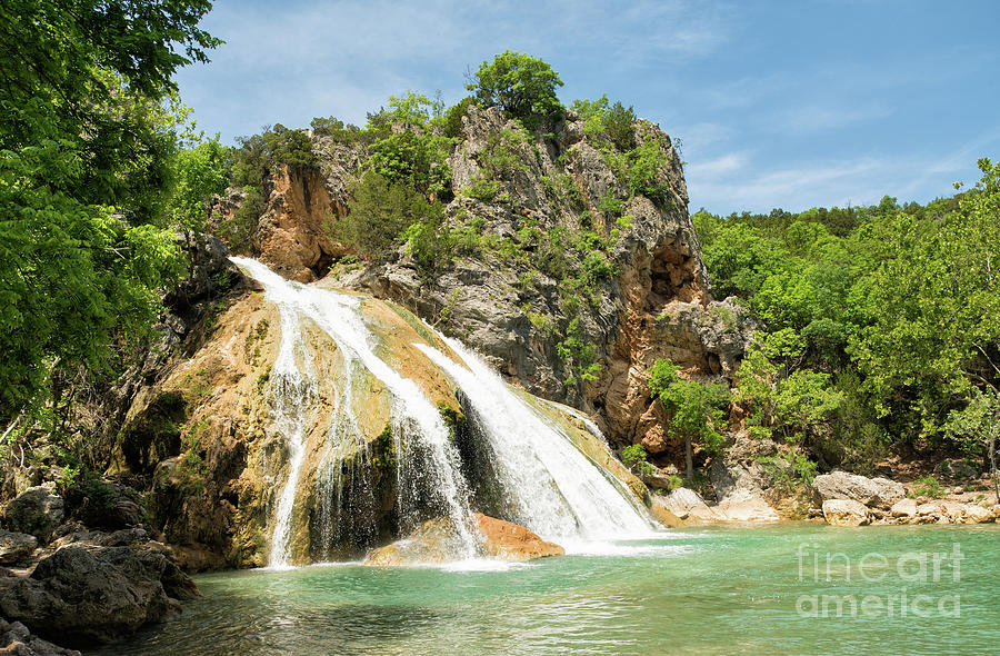 Turner Falls Sideview  Photograph by Sari ONeal