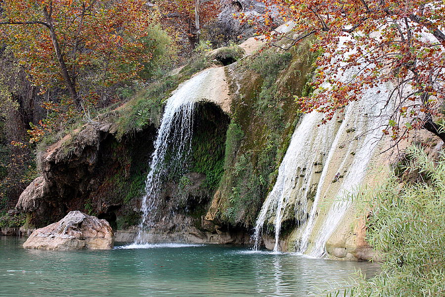 Turner Falls View in Fall Photograph by Sheila Brown