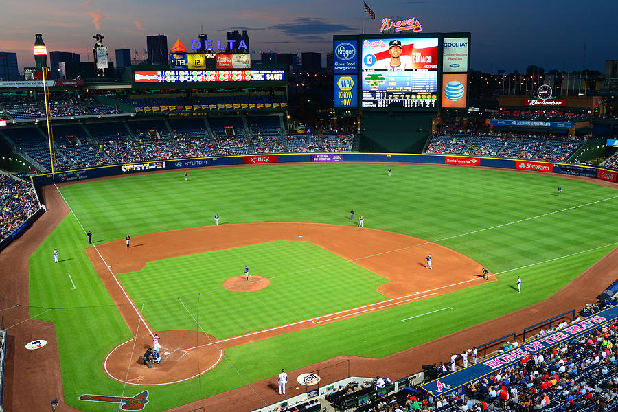 Atlanta Braves Photograph - Turner Field, Home of the Braves by James Kirkikis