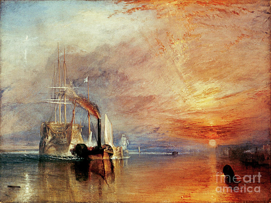 Turner, Fighting Temeraire Painting by Joseph Mallord William Turner