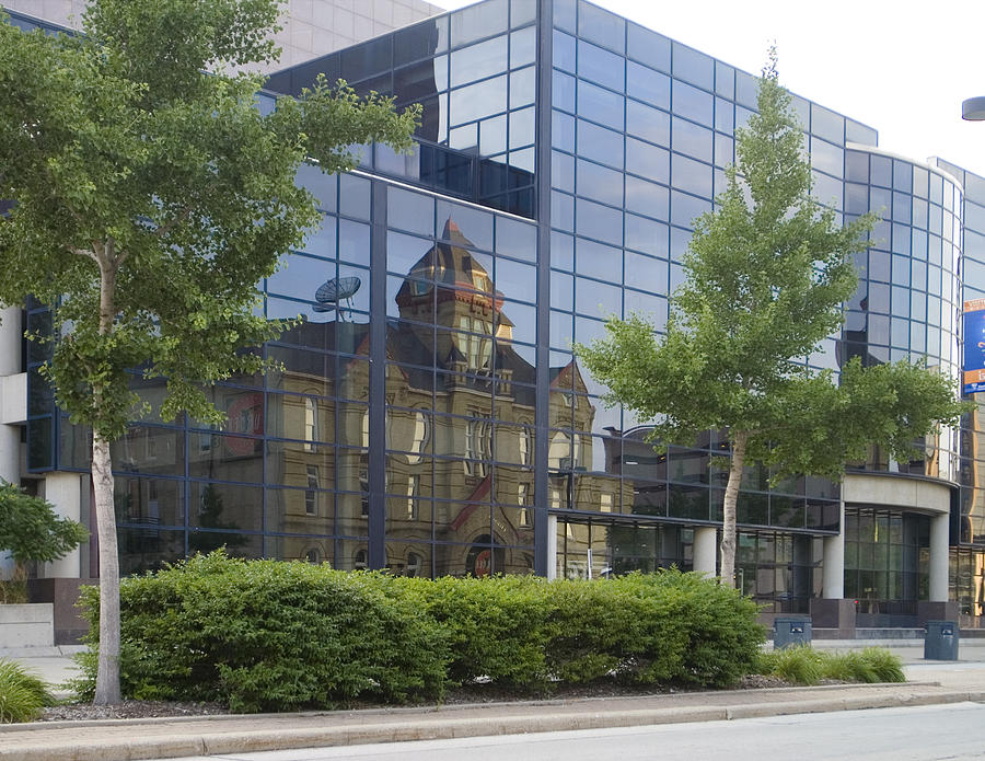 Turner Hall Reflection Photograph by Peter Skiba