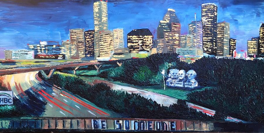 Houston Painting - Turners City by Lauren Luna