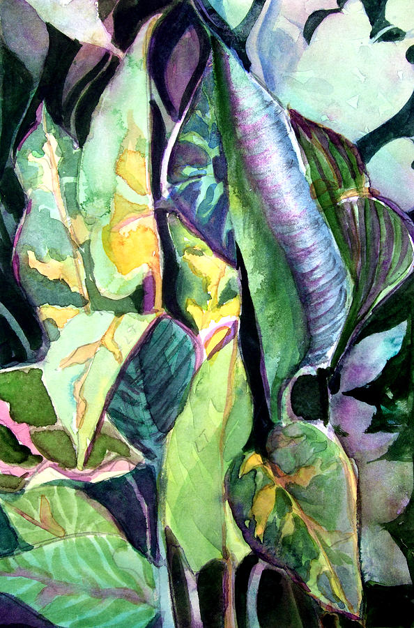 Summer Painting - Turning Leaves by Mindy Newman