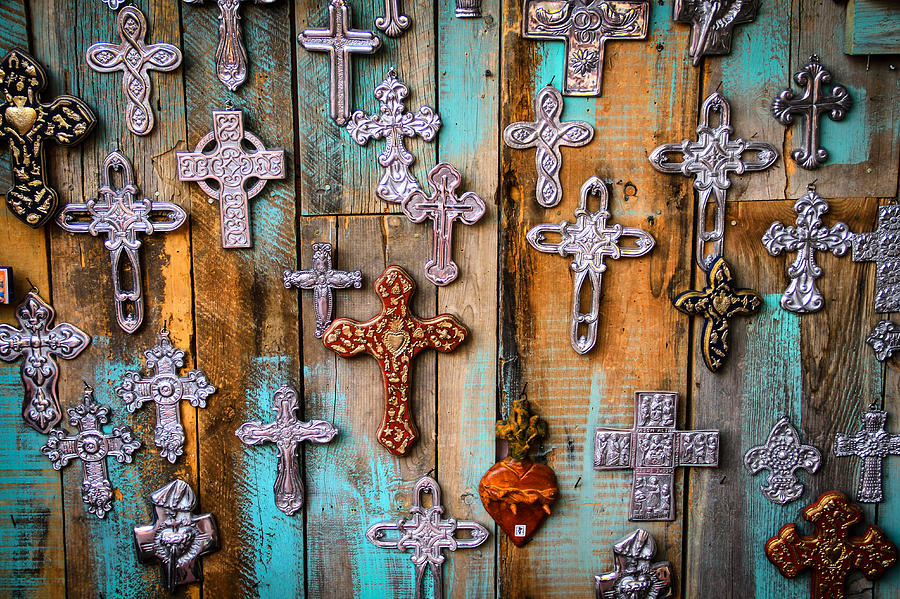 Turquoise and Crosses Photograph by Juli Ellen
