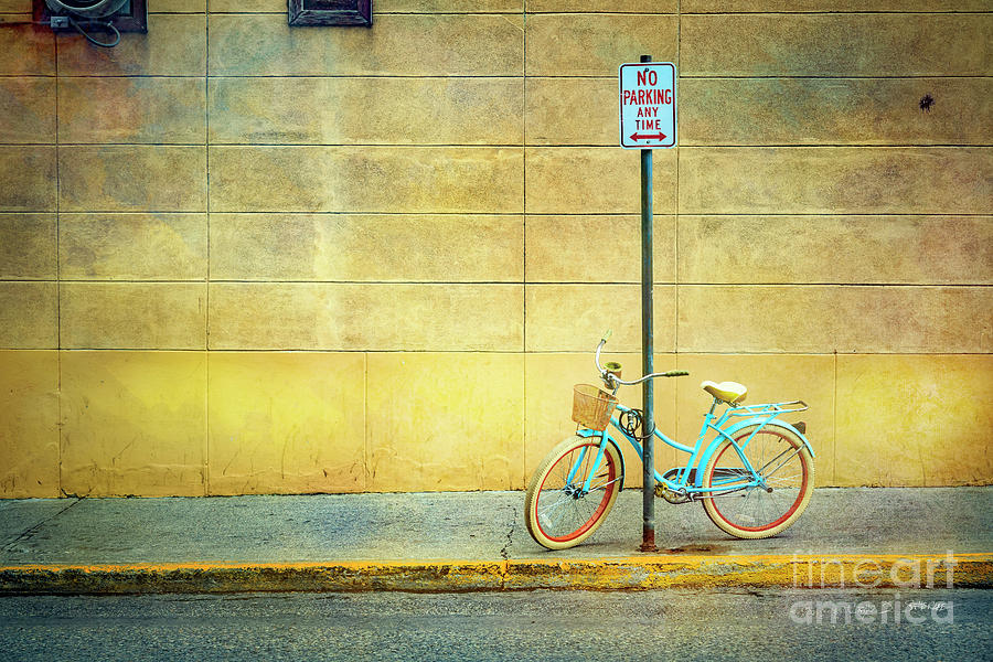 Turquoise Bicycle Photograph by Craig J Satterlee