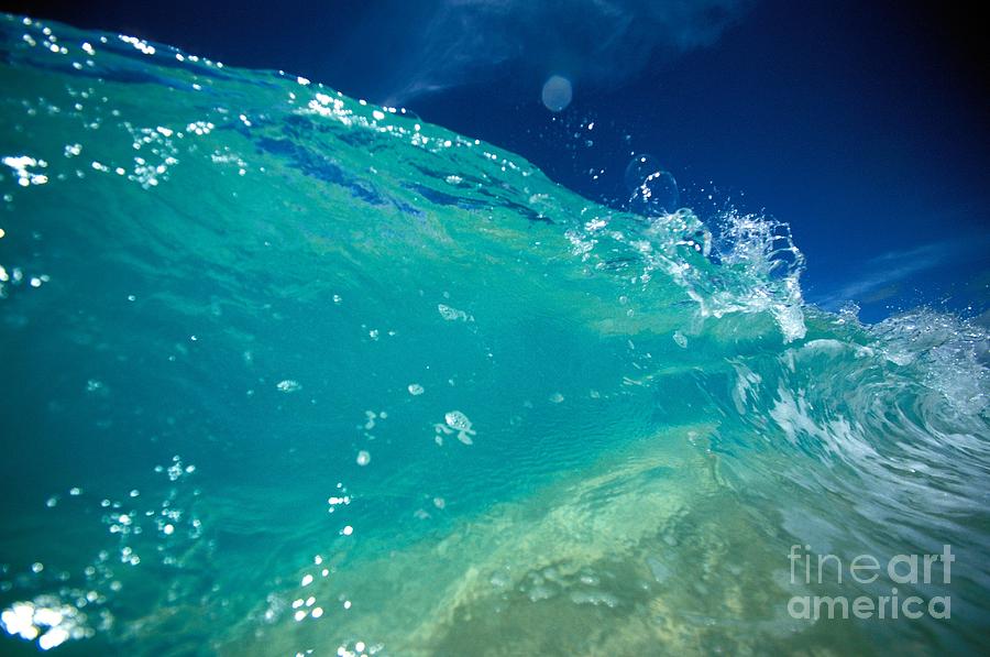 Turquoise Breaking Wave Photograph by Vince Cavataio - Printscapes