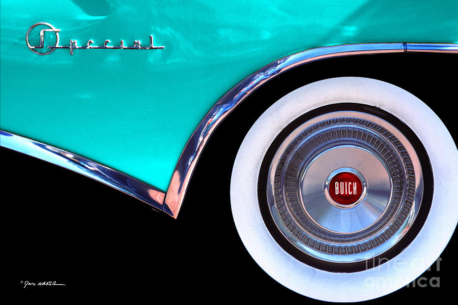 Turquoise Buick Special Photograph by Marc Nader