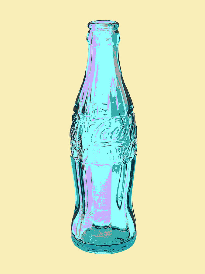 Soda Photograph - Turquoise Coke Bottle by Dominic Piperata