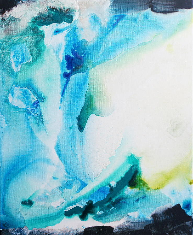 Turquoise Delight Painting by Shiela Gosselin