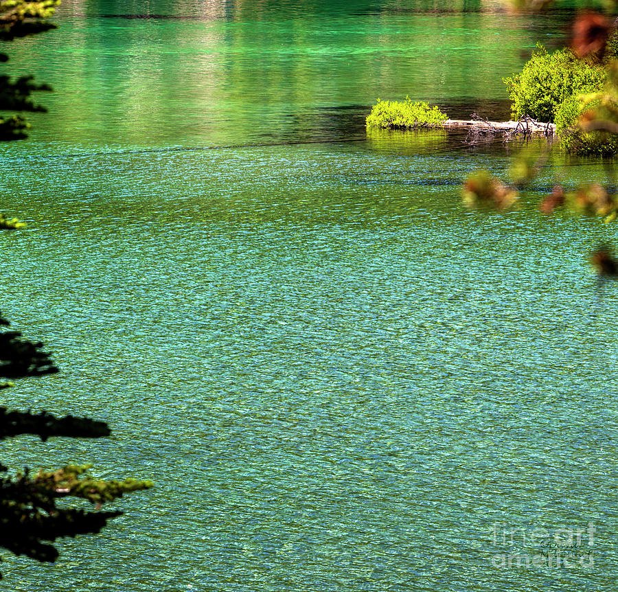 Turquoise Devils Lake Oregon Photograph by David Millenheft