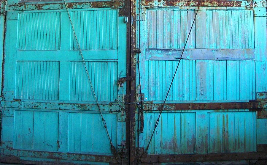 Jacksonville Photograph - Turquoise Doors by Edmund Akers