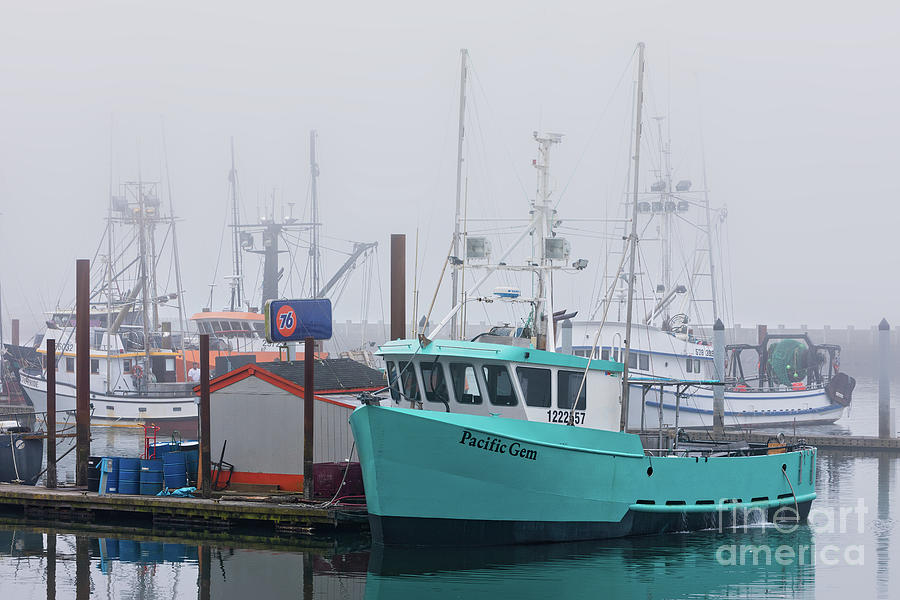 Turquoise Fishing Boat Photograph by Jerry Fornarotto