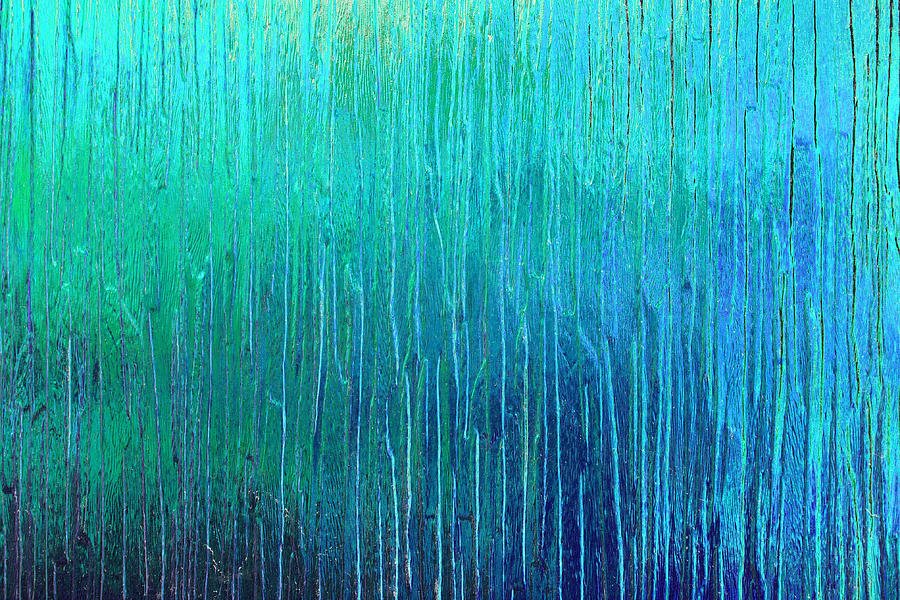 Turquoise Forest Abstract Photograph by Gill Billington