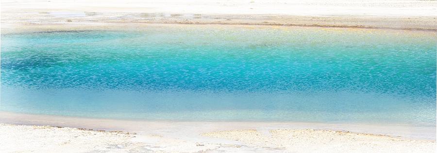 Turquoise Geyser Pool  Photograph by Nadalyn Larsen